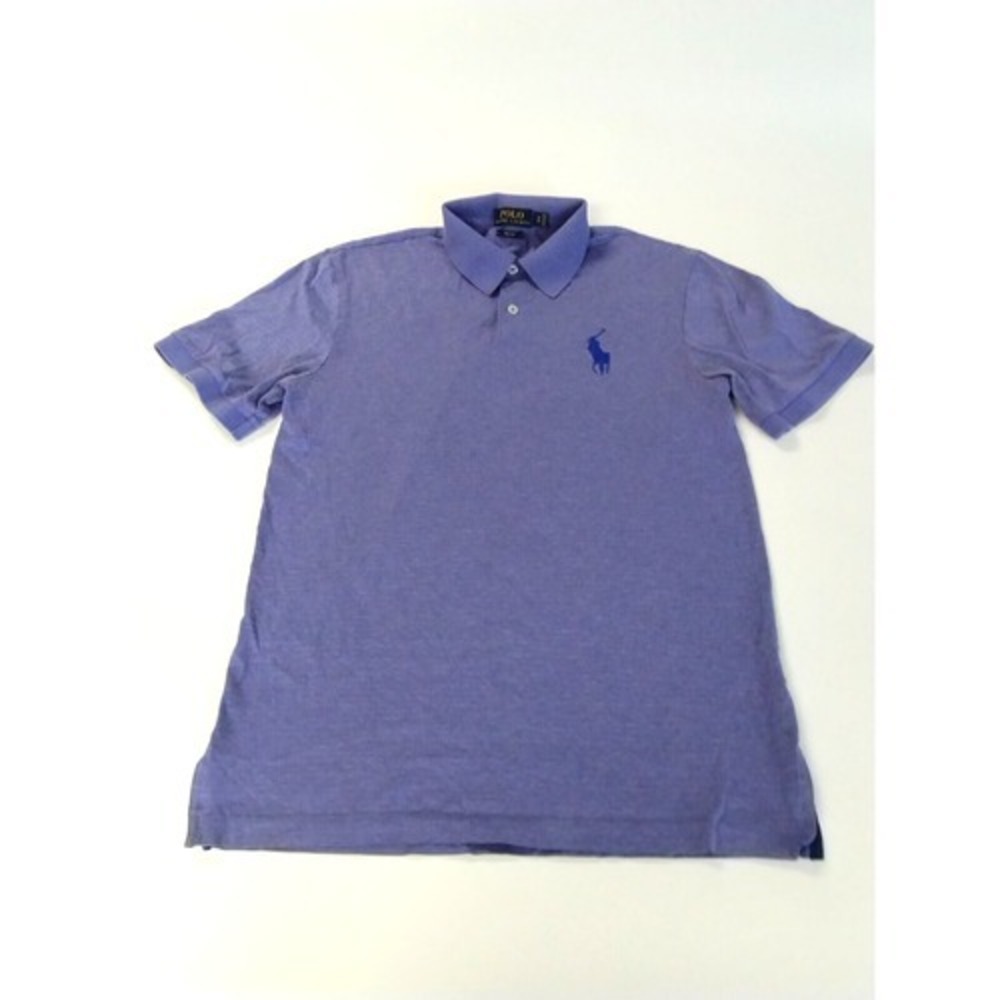 Polo Ralph Lauren Golf Shirt Pro Fit Purple Large Logo‎ Short Sleeve Mens Small